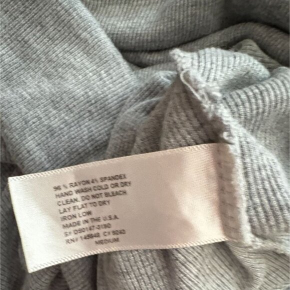 Everly Womens Racerback Ribbeds Maxi Dress-Gray-Size M-GUC - Picture 7 of 7